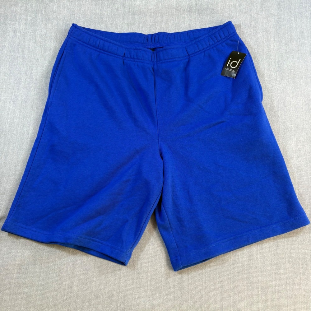 Ideology Shorts Mens XL Blue Promo‎ Fleece Deep Cobalt Activewear